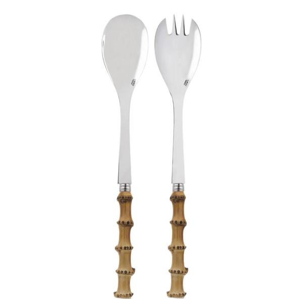 Sabre Paris Panda Salad Set - Light Bamboo