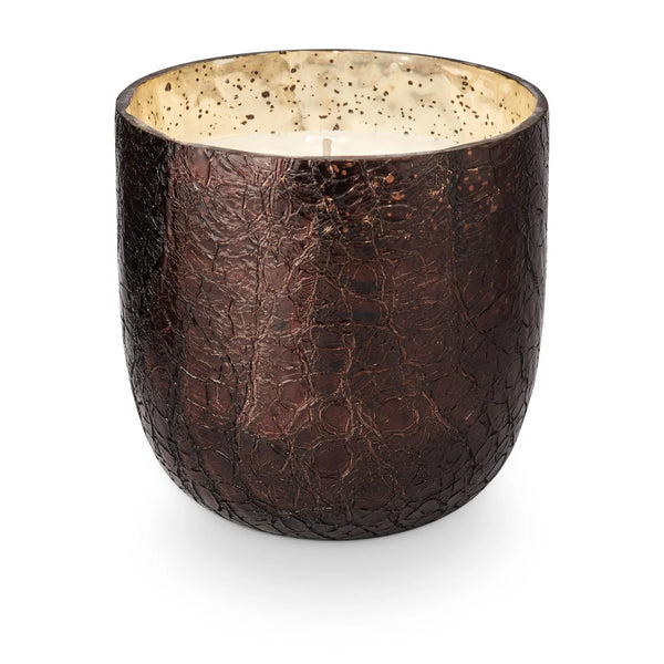 Illume Midnight Pumpkin Crackle Glass Candle Large