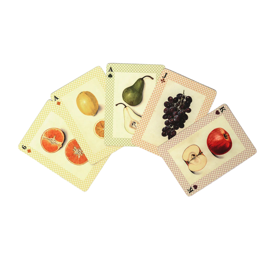 Single Playing Cards - Watercolour Fruits – Jacaranda Tree & Co