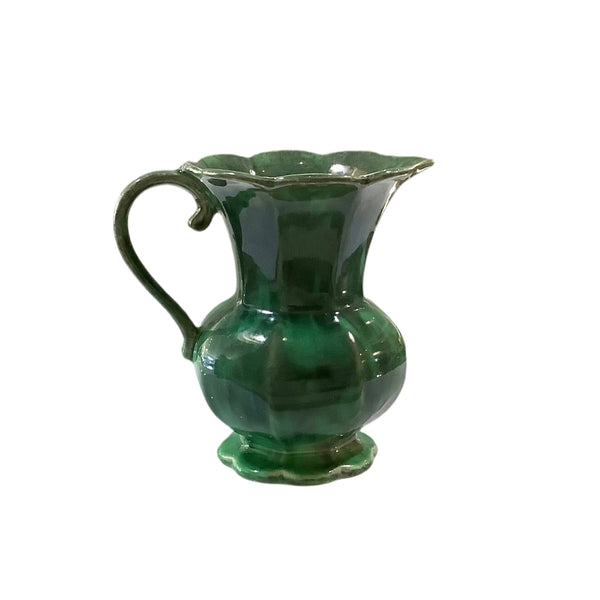 Vintage Green Pitcher