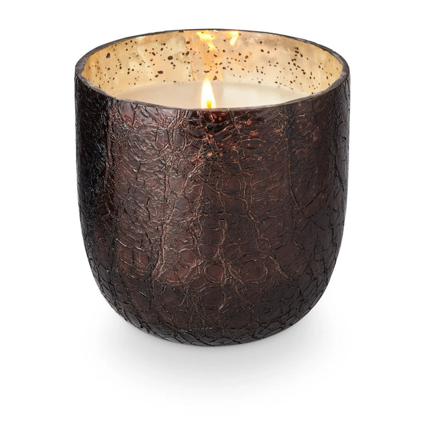 Illume Midnight Pumpkin Crackle Glass Candle Large