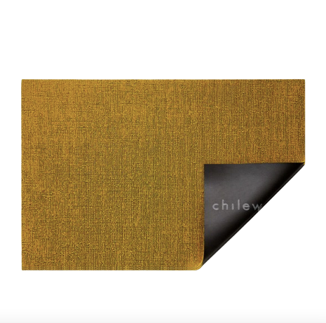 Chilewich Indoor/Outdoor Solid Shag Floor Mat - Canary