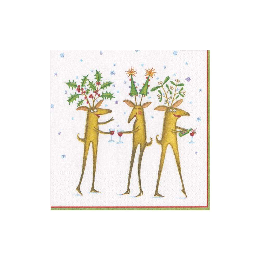Cocktail Napkins Reindeer Cheers Jacaranda Tree & Co