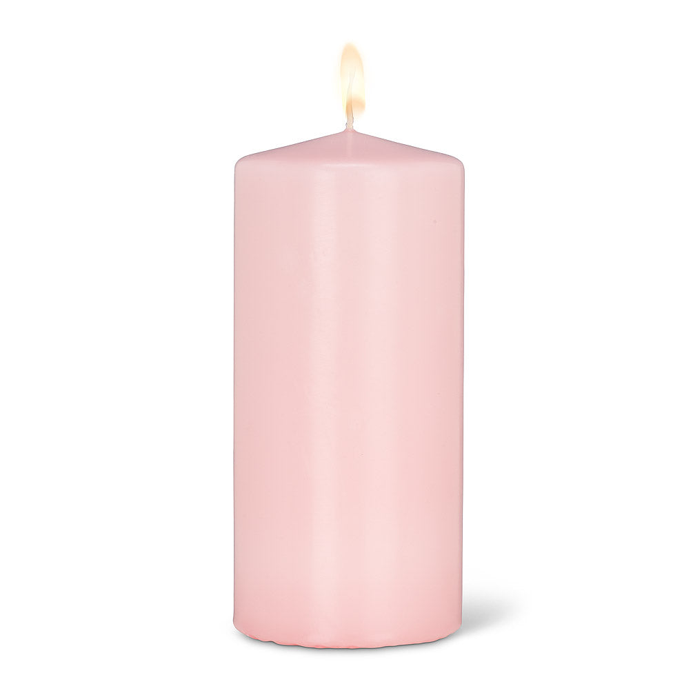 Soft Pink Pillar Candles Jacaranda Tree & Co
