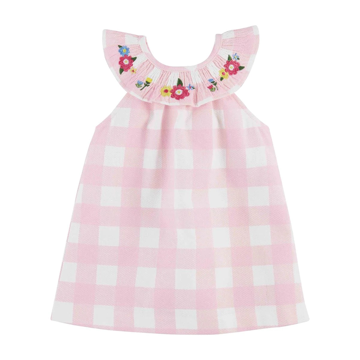 Pink gingham hot sale dress baby