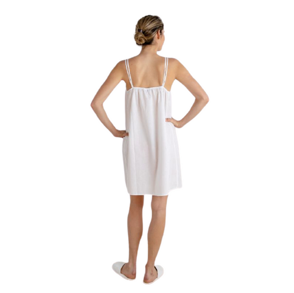 Jenn White Cotton Nightgown