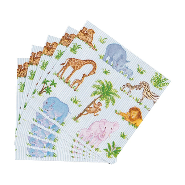Cocktail Napkins - Safari Baby