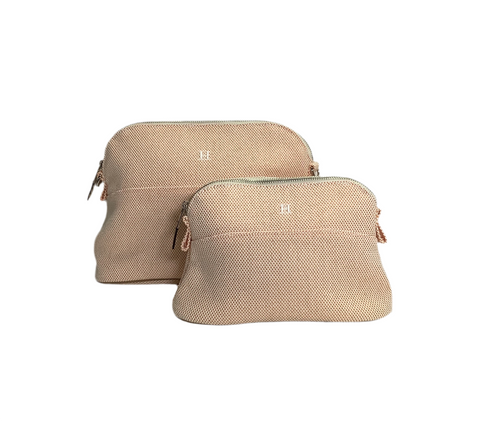 H Cosmetic Bag - Peach