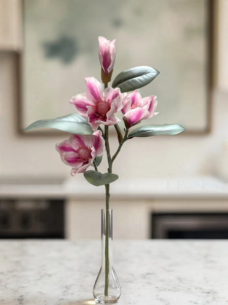 Pink Magnolia Spray 26"
