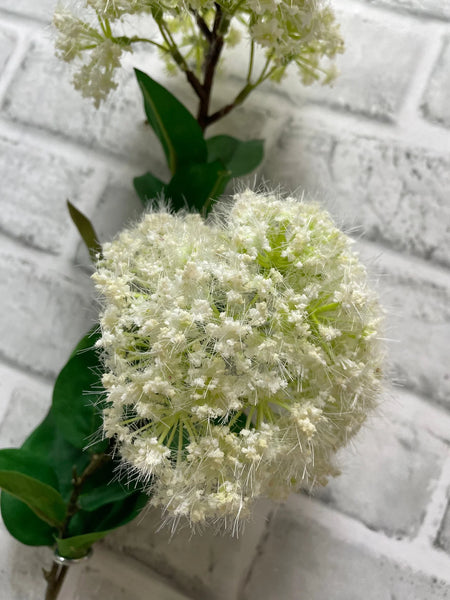 White Meadowsweet Spray 34"