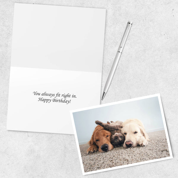 Three Best Friends Birthday Card