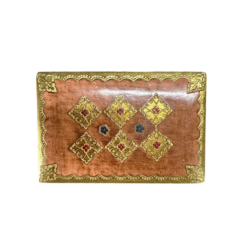 Vintage Florentine Gilded Trinket Box