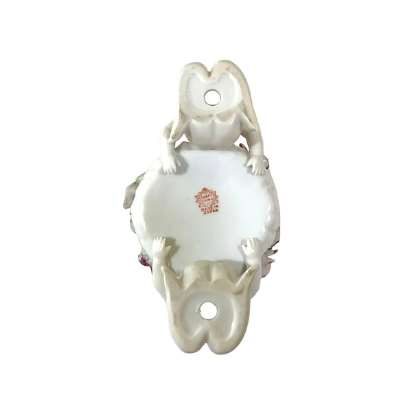 Vintage Shofu China Cherub Vase/Planter