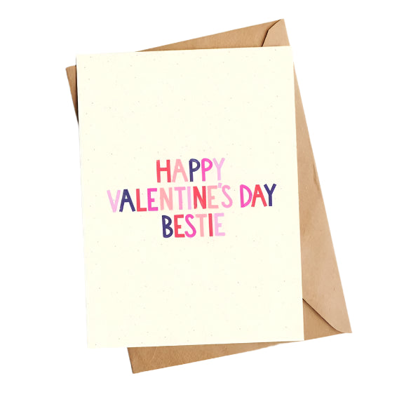 Happy Valentine's Day Bestie Card