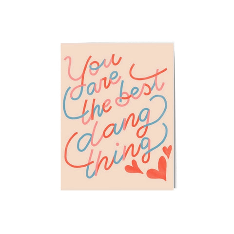 Best Dang Thing Card