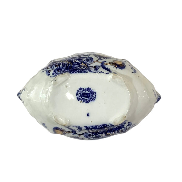 Vintage Porcelain “Glen” Oval Serving Bowl