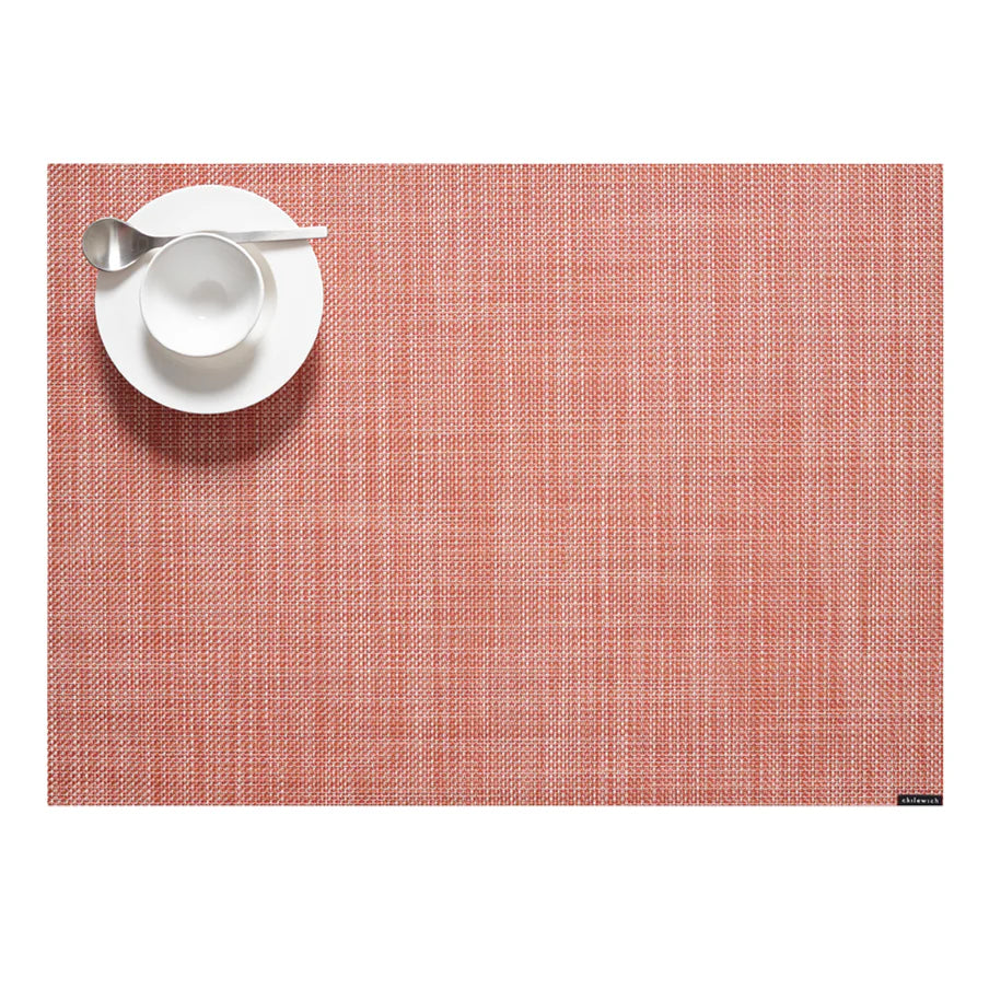 Chilewich Mini Basketweave Placemat - Clay