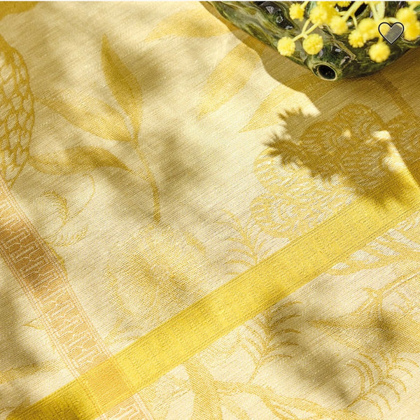Le Jacquard Francais Runner  - A L’Orangerie Yellow 16” x 126”