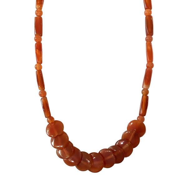 Vintage Agate Beaded Necklace