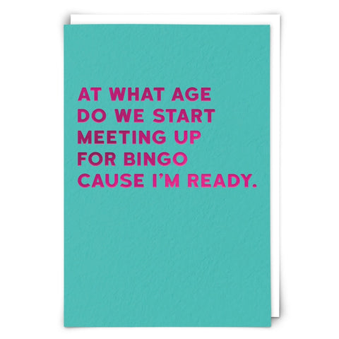 At What Age Do We Start Card