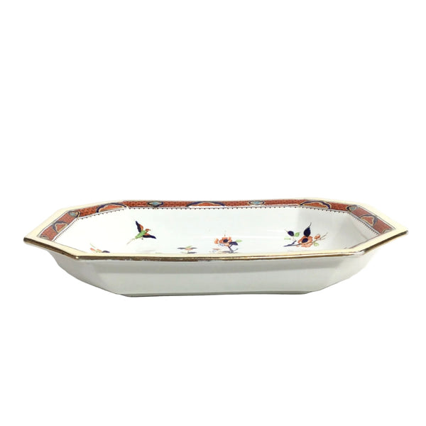 Vintage "Chartley" Bird & Blossom Octagonal Dish