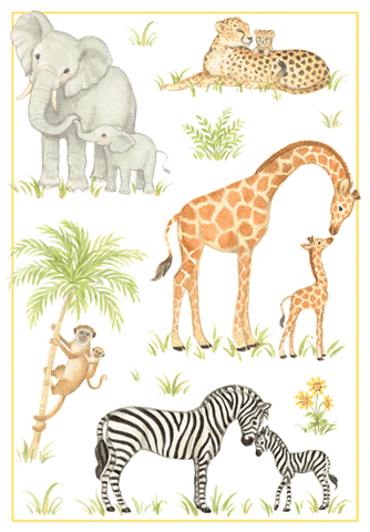 Parent & Baby Animal Card