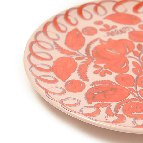 Amalfi - Stoneware Dinner Plate - Pink