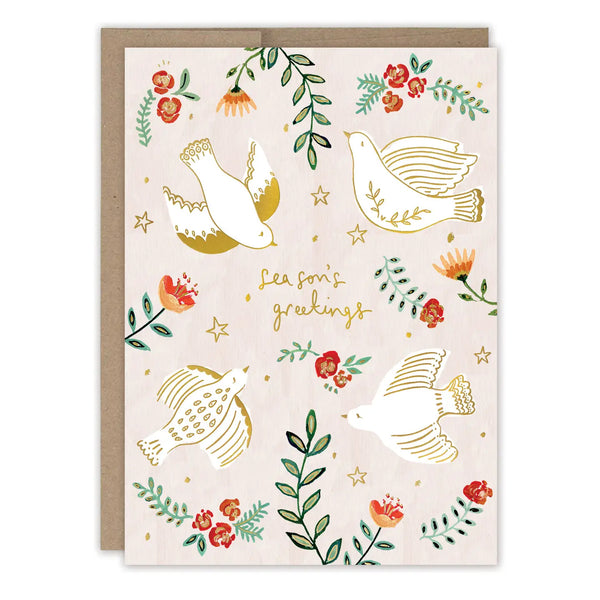 Doves Season's Greetings Boxed Holiday Cards