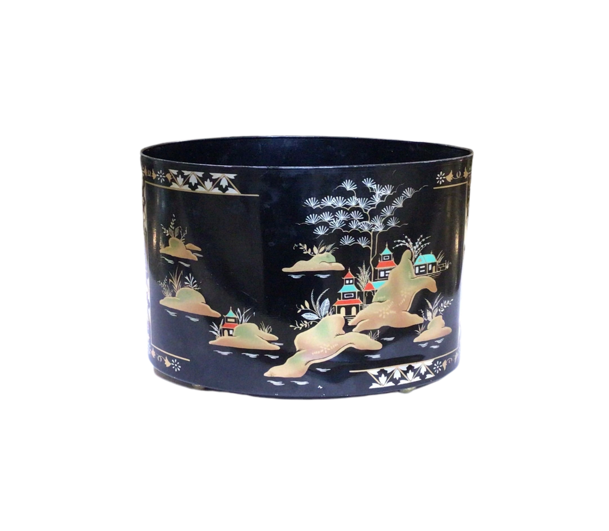 Vintage Footed Desk Cachepot England