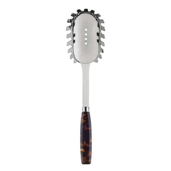 Sabre Paris Djembe Spaghetti Spoon - Faux Tortoise
