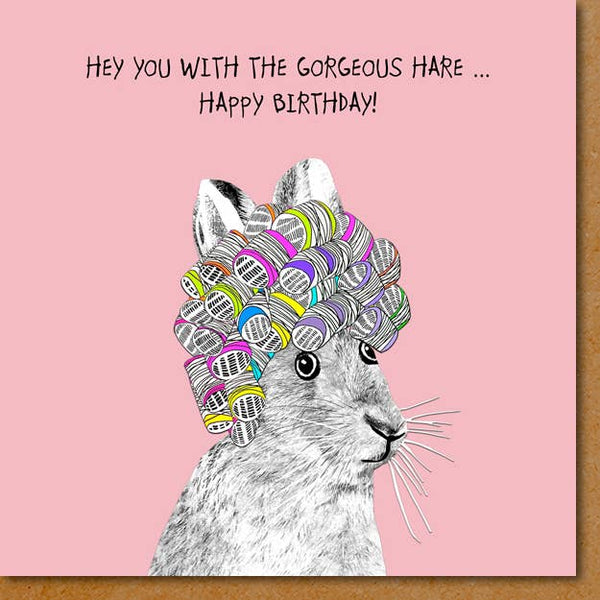 Gorgeous Hare Birthday Cards