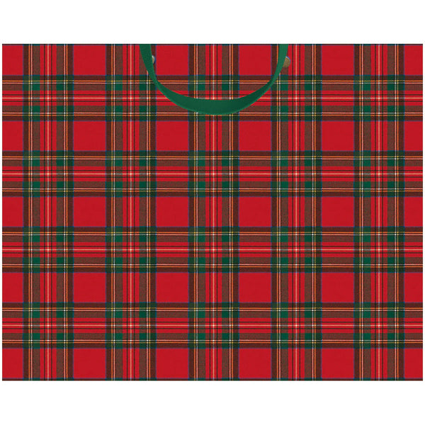 Jumbo Gift Bag - Royal Plaid