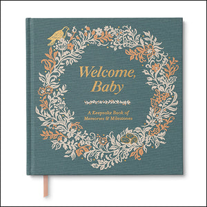 Welcome Baby Keepsake Book of Memories & Milestones