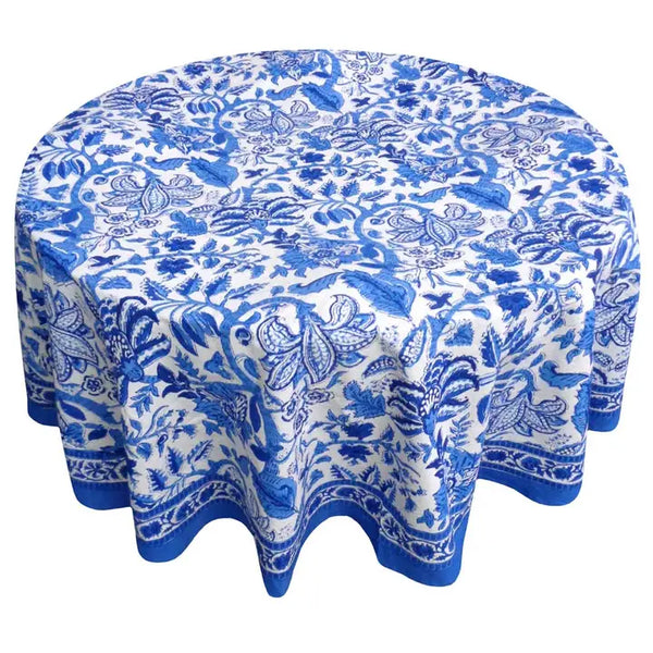 Anarkali Block Printed Tablecloth- 2 Sizes