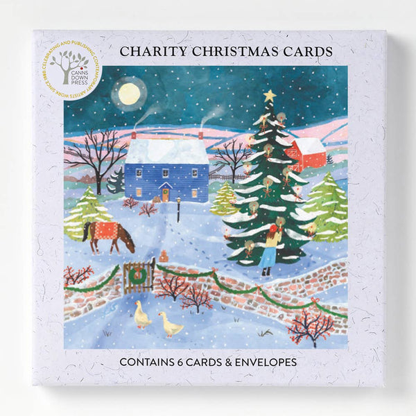 Country Christmas Boxed Cards s/6