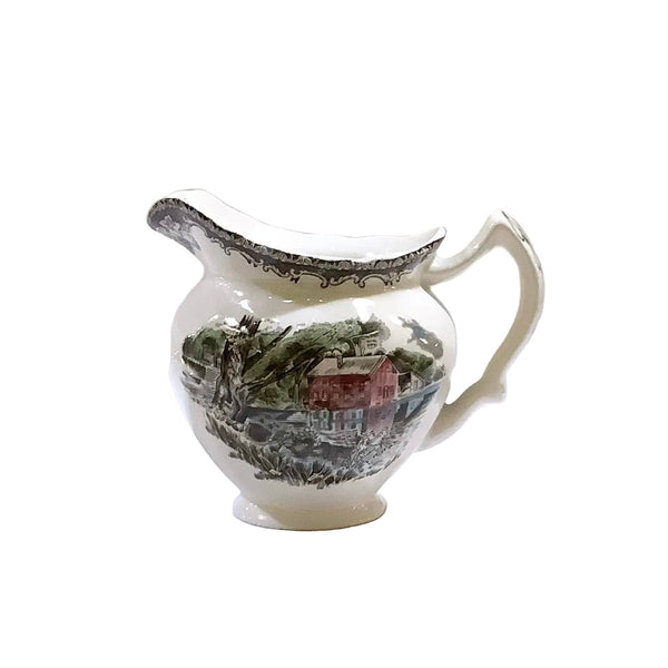 Vintage Johnson Brothers "The Old Mill" Ceramic Creamer/Jug