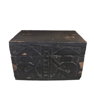 Vintage Carved Wooden Box