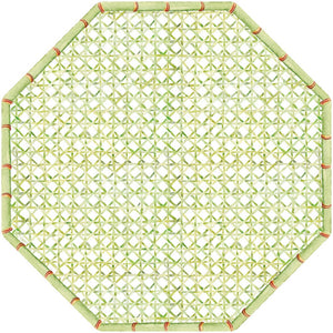 Trellis Octagon Paper Placemats - 12 Per Package