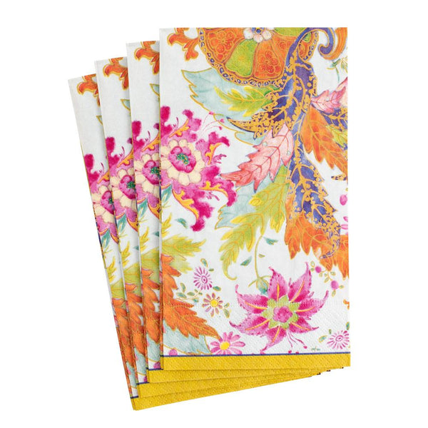 Dinner/Guest Napkins - Tobacco Leaf in Ivory by Caspari