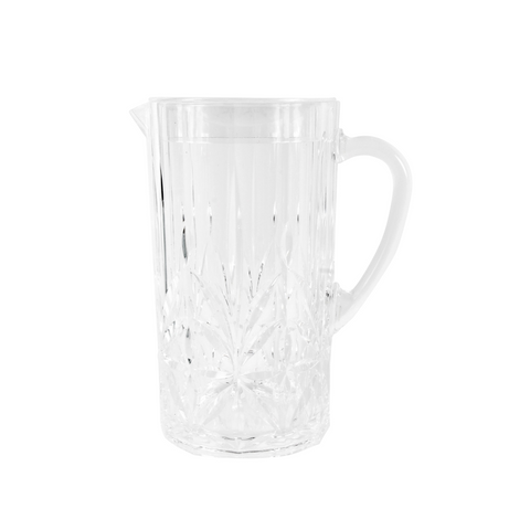 Crystal Cut Acrylic Pitcher