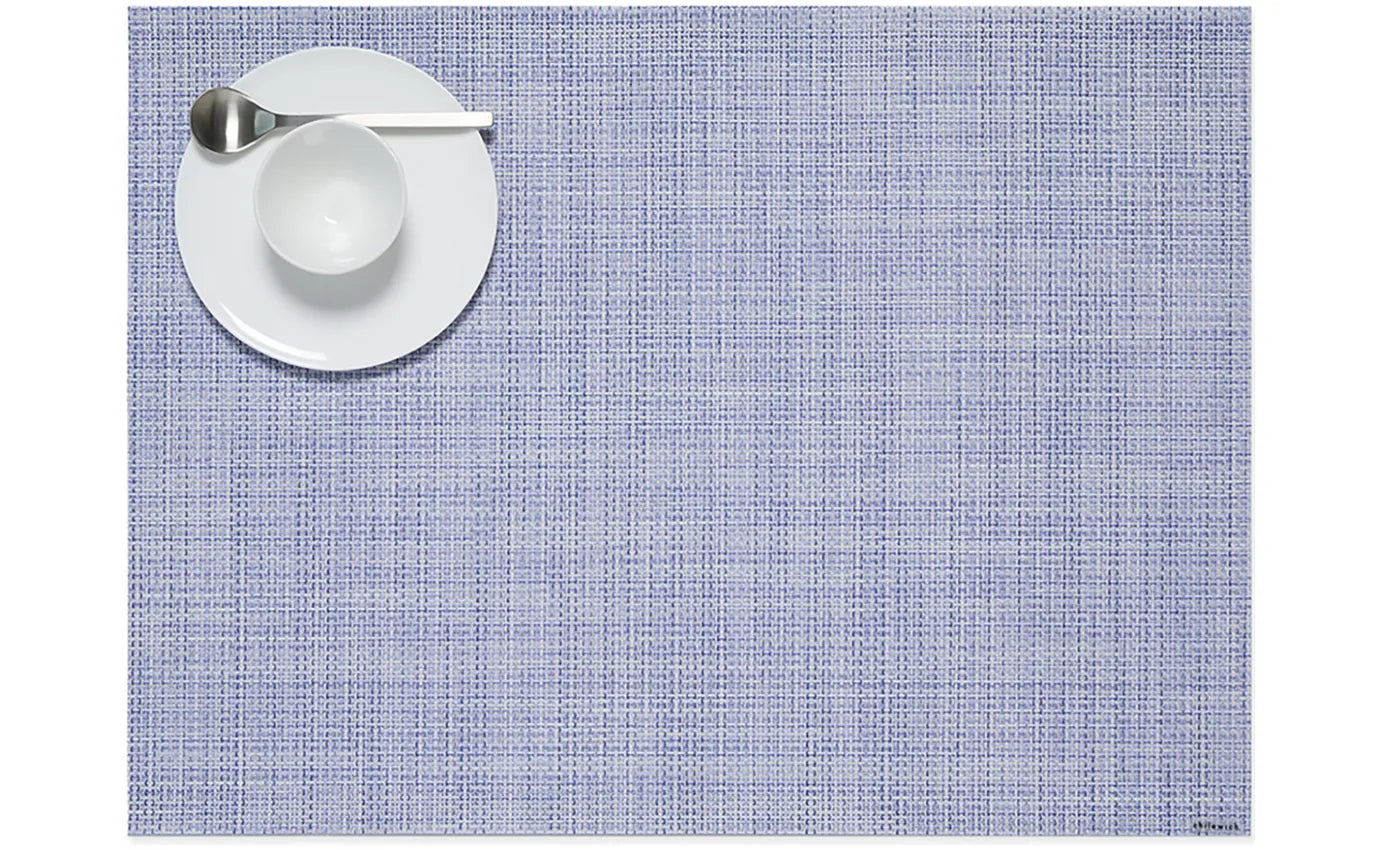 Chilewich Mini Basketweave Placemat - Periwinkle