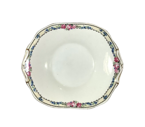 Vintage Plate w/ Floral Border