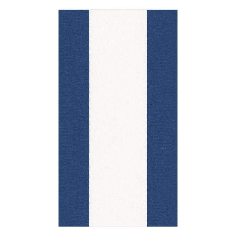 Bandol Stripe Paper Guest Towel / Dinner Napkins in Navy