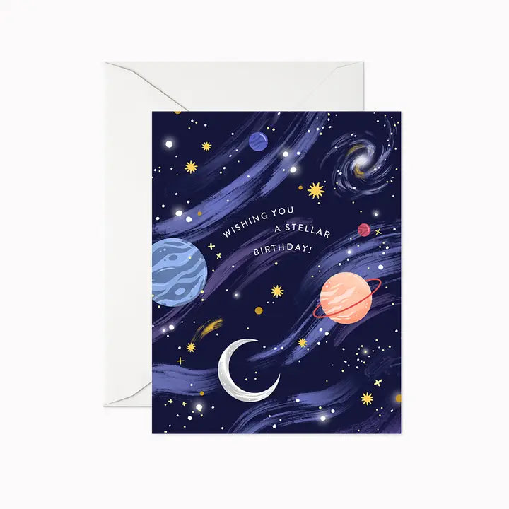 Stellar Birthday Greeting Card