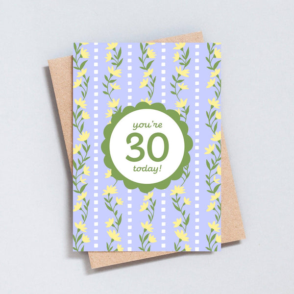 You're 30 Today, 30th Birthday Card