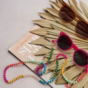 Beaded Eyewear Chain - Brights