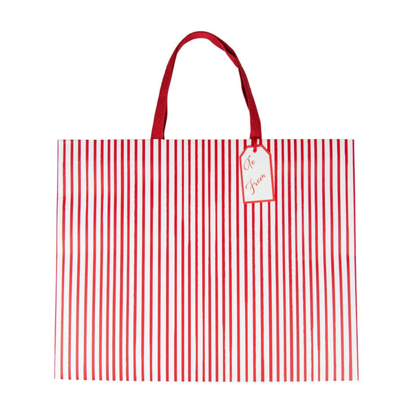 Stripes For Days Red & White Gift Bag