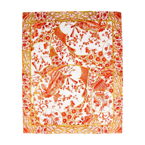 Dinner/Guest Napkins - Gilded Porcelain Coral