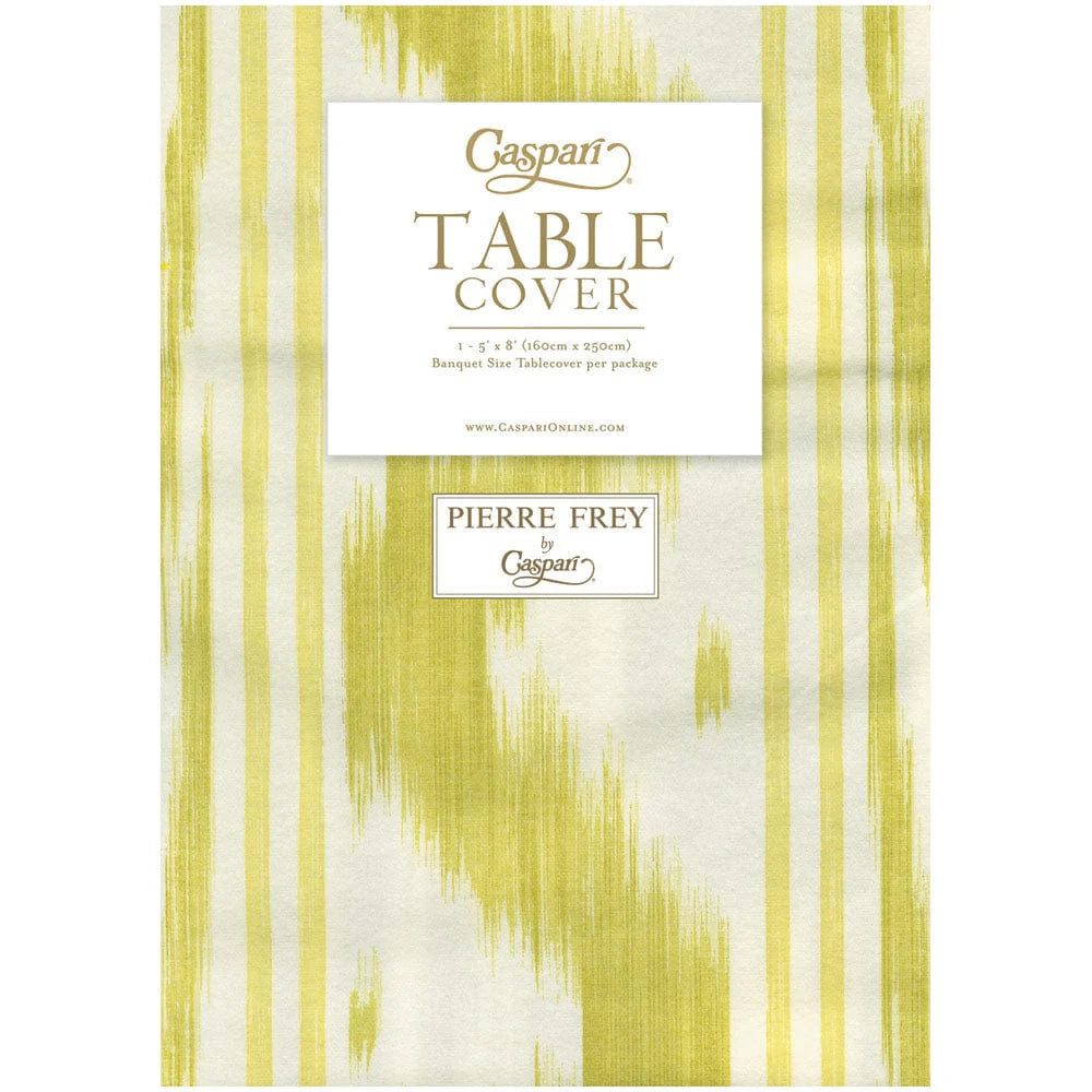 Toile De Nantes Yellow Paper Linen Table Cover