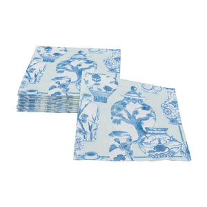 Glazed Porcelain Celadon Paper Napkin Airlaid Cocktail